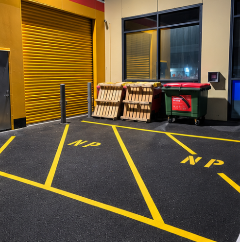 Line marking work completed by Affordable Linemarking
