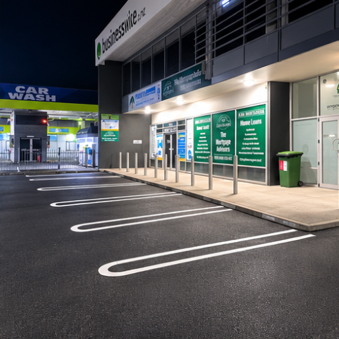 Line marking work completed by Affordable Linemarking