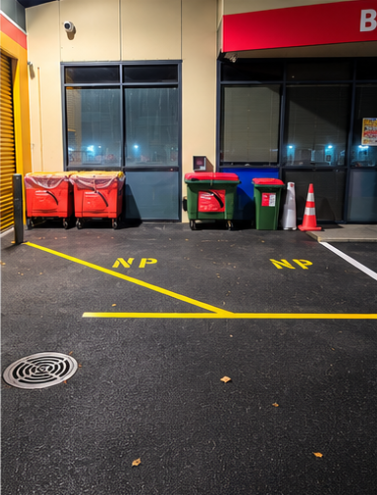 Line marking work completed by Affordable Linemarking