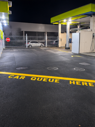Line marking work completed by Affordable Linemarking